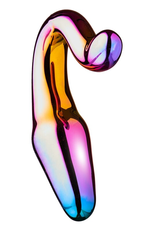 Анальний плаг Dream Toys Glamour Glass із боросилікатного скла, 10.5 см х 2.9 см - Изображение 7