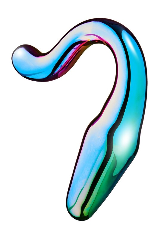Анальний плаг Dream Toys Glamour Glass із боросилікатного скла, 10.5 см х 2.9 см - Изображение 8