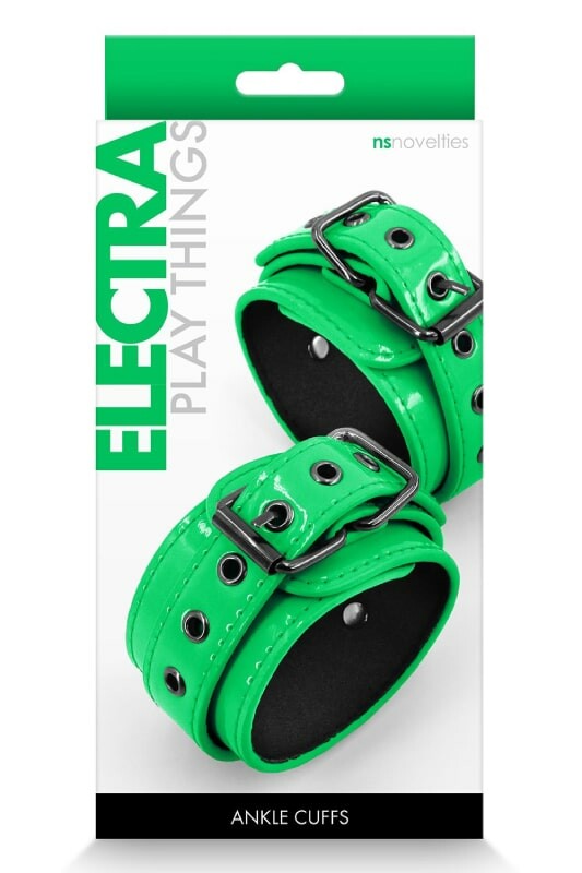 Поножі NS Novelties Electra Ankle Cuffs зелені - Изображение 1