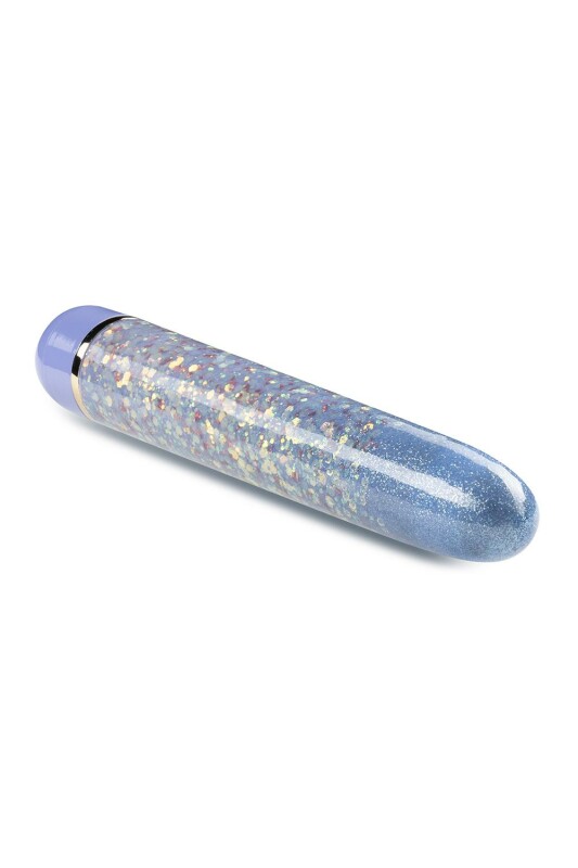 Вібратор з блискітками Blush Etherial Periwinkle, фіолетовий, 17.7 х 2.5 см - Зображення 2
