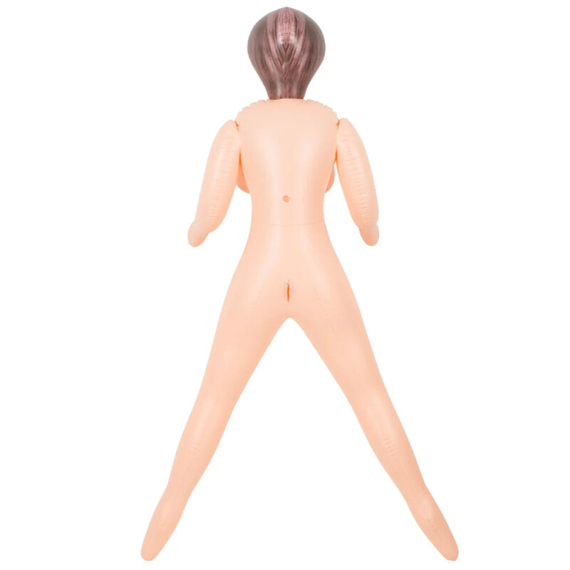 Секс-лялька NMC Lusting Trans з двома отворами та фалоімітатором, бежева, 165 см - Изображение 3