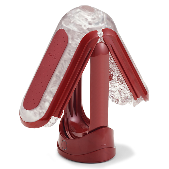 Мастурбатор зі станцією для нагрівання FLIP 0(ZERO) RED & WARMER SET - Изображение 5