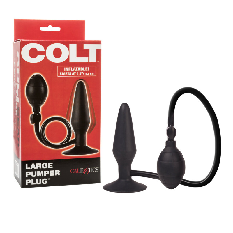 Анальна пробка з накачуванням COLT Large Pumper Plug, 11.5 см х 3.7 см