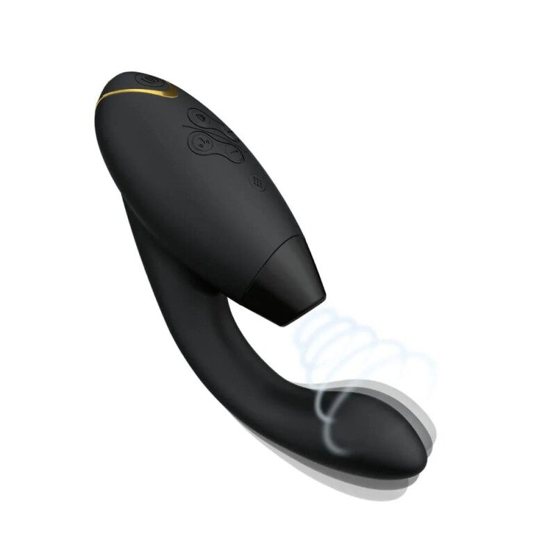 Безконтактний вібратор-стимулятор Womanizer Duo 2 Black, чорний - Изображение 1