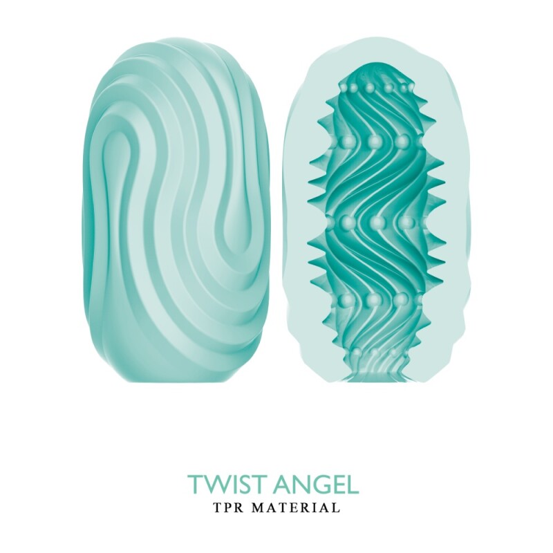 Мінімастурбатор Pretty Love Twist Angel Cupid X Egg, м'ятний, 10 х 5.6 см - Изображение 2