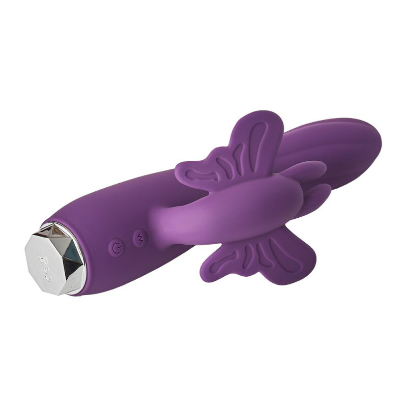 Вібратор-кролик Dream Toys FlirtsButterfly, фіолетовий, 17 х 3 см - Изображение 5