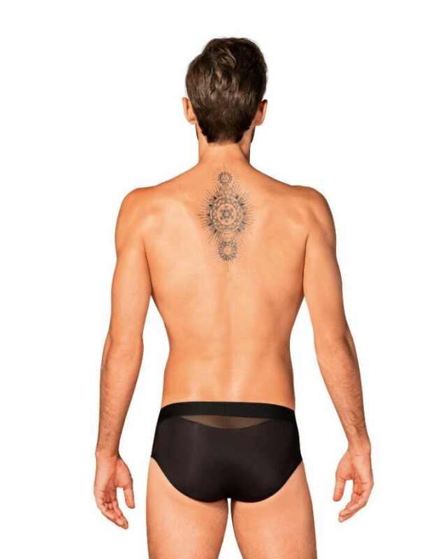 Труси чоловічі L/XL Obsessive Boldero, з сіточкою, чорні - Изображение 1