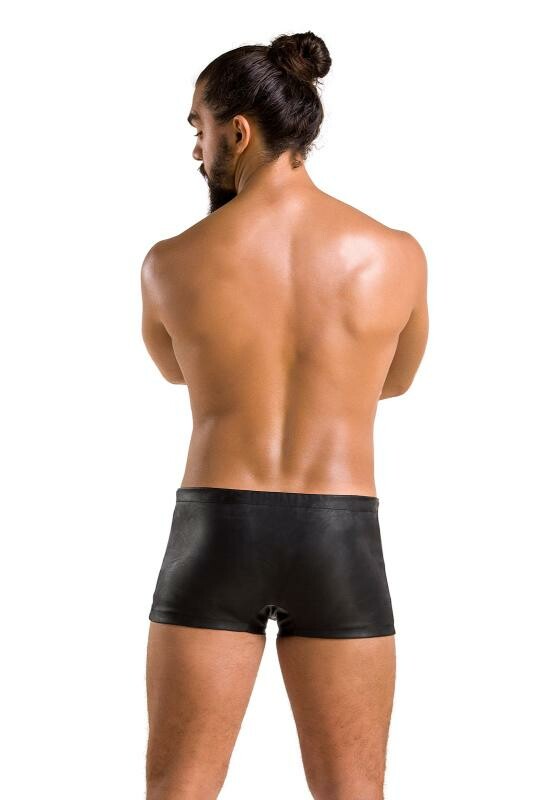 Шорти на кнопках Passion Men Short David, імітація шкіри, L/XL - Изображение 1