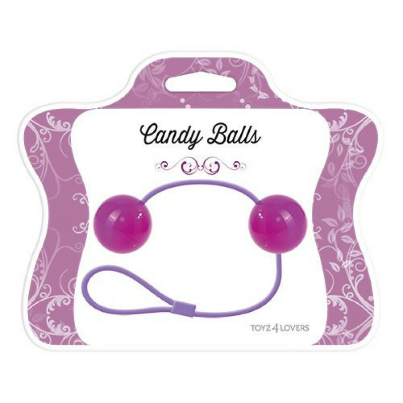 Вагінальні кульки Toyz4Lovers Candy Balls, фіолетові, 59 грам - Зображення 1