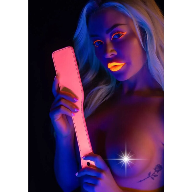 Паддл Taboom, світиться в темряві, рожевий, 32 см - Зображення 1