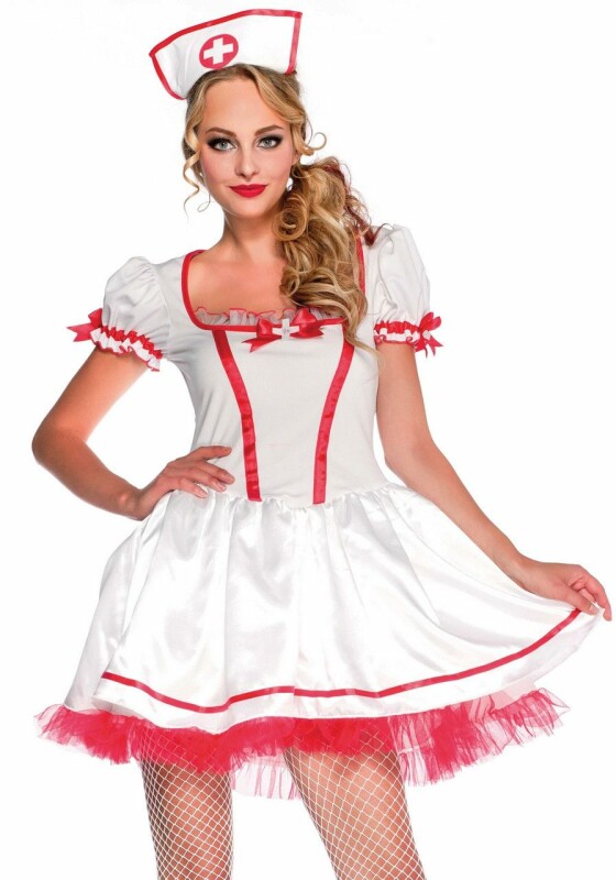 Костюм медсестри для рольової гри Leg Avenue Naughty Nurse Costume, розмір M - Зображення 5