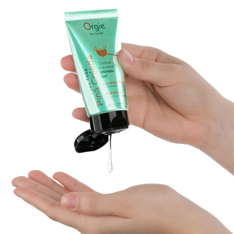 Їстівний лубрикант Orgie Lube Tube зі смаком Піна Колада, 50 мл - Зображення 2
