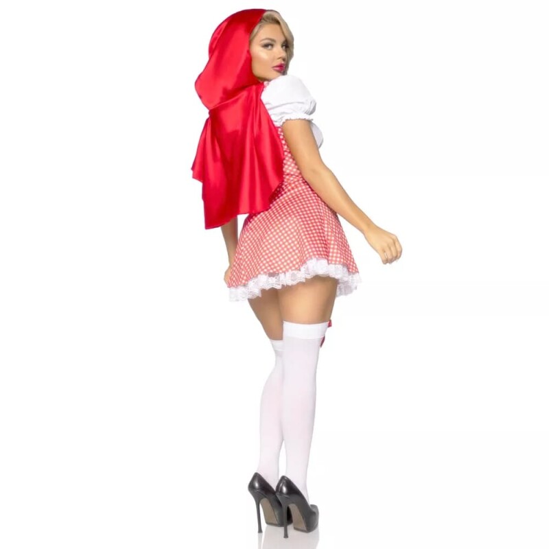 Рольовий костюм Червоної Шапочки Fairytale Miss Red від Leg Avenue, L - Изображение 4