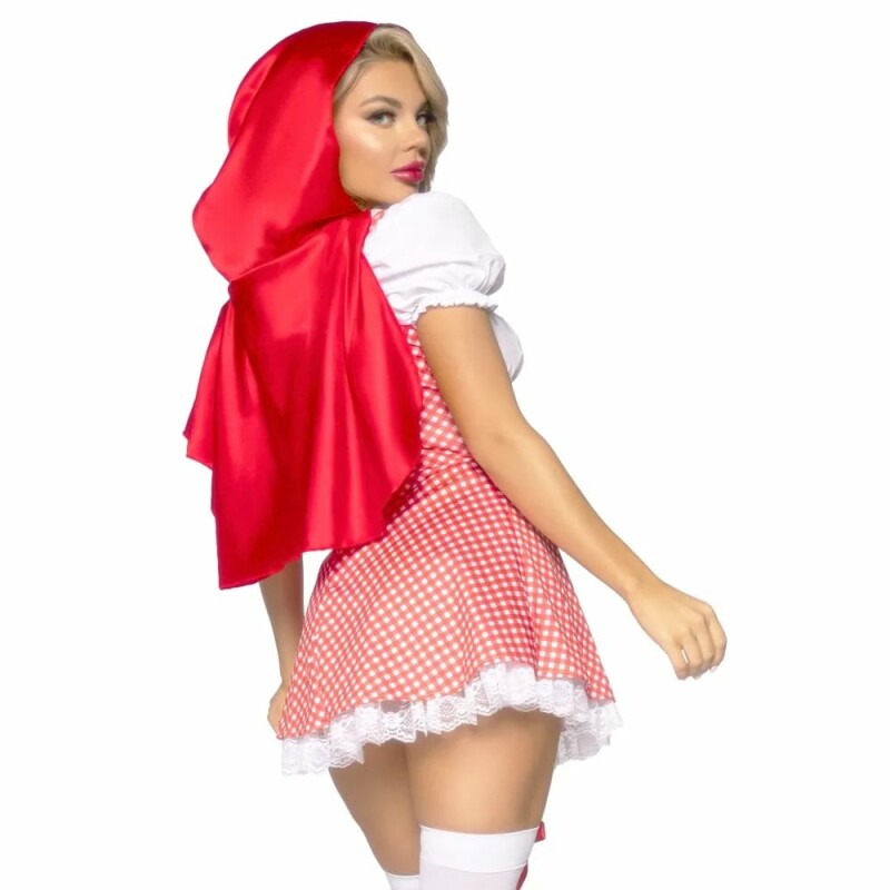 Рольовий костюм Червоної Шапочки Fairytale Miss Red від Leg Avenue, L - Изображение 1