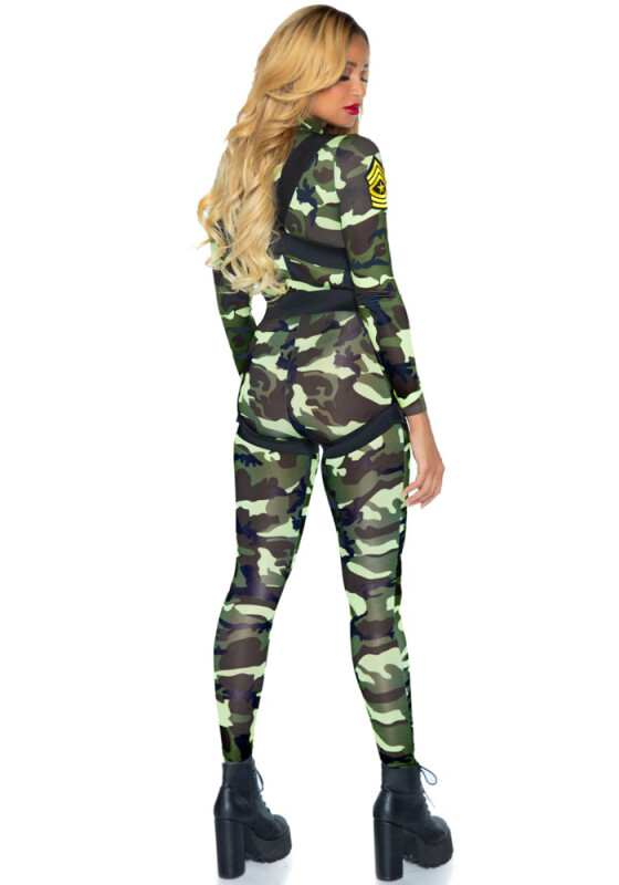 Сексуальний костюм десантниці Leg Avenue, M, Pretty Paratrooper, камуфляжний - Изображение 3