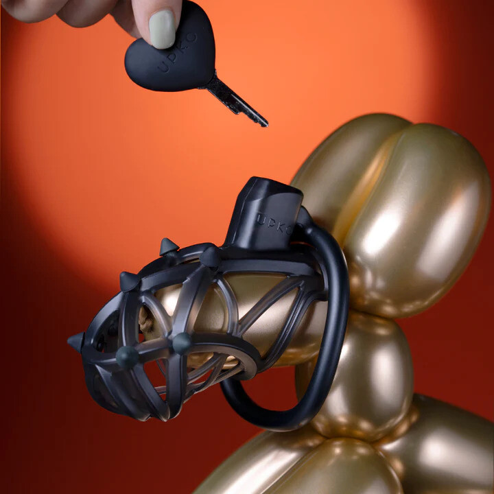Ключик для пояса вірності UPKO Caged Beast Male Chastity Device Kit, чорний - Зображення 2