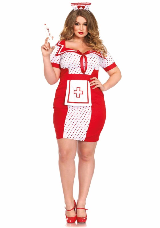 Костюм медсестри Leg Avenue Costume Bedside Betty, розмір XL/XXL - Изображение 3