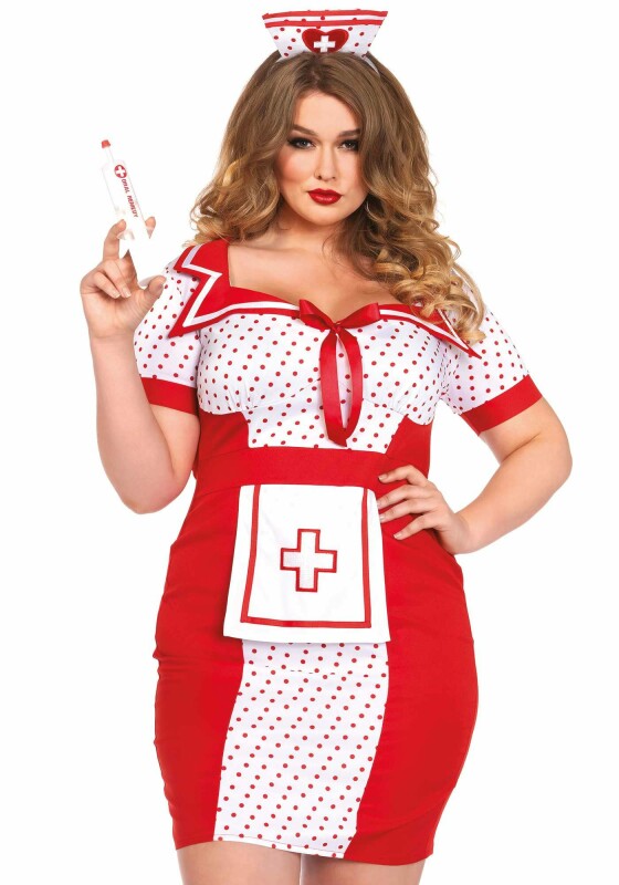 Костюм медсестри Leg Avenue Costume Bedside Betty, розмір XL/XXL - Изображение 1