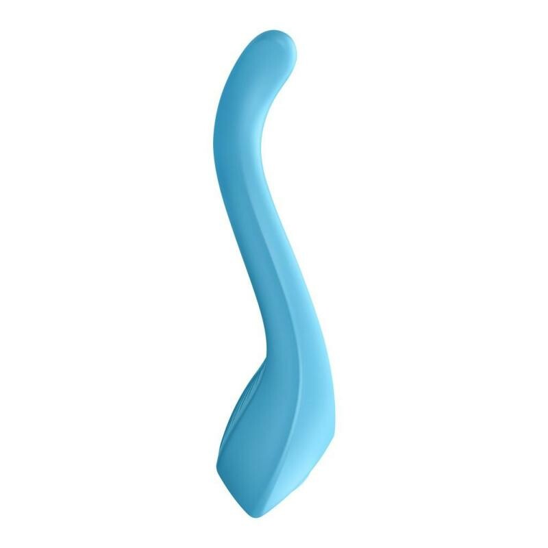 Вібратор для пар Satisfyer Endless Love багатофункціональний, блакитний, 13 х 3.2 см - Зображення 3