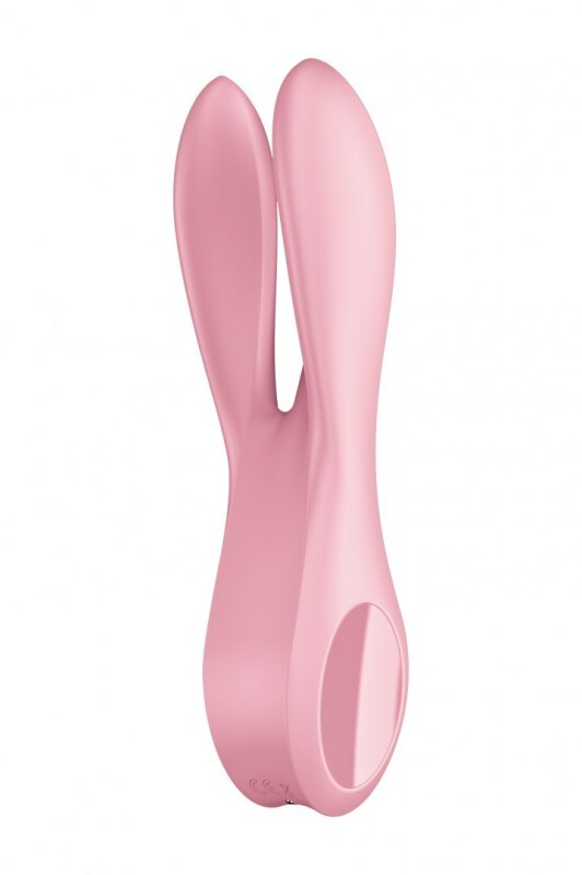 Вібратор для клітора Satisfyer Threesome 1 гнучкий, рожевий, 14 х 3.7 см - Зображення 4