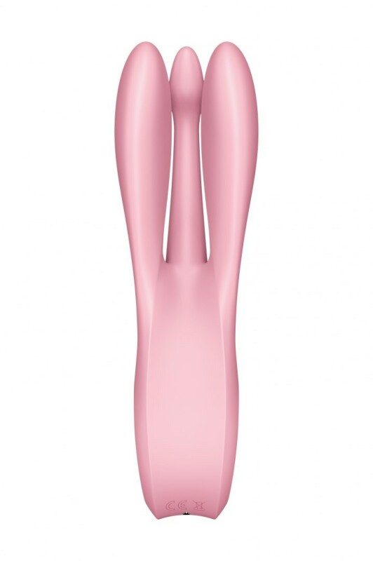 Вібратор для клітора Satisfyer Threesome 1 гнучкий, рожевий, 14 х 3.7 см - Зображення 5