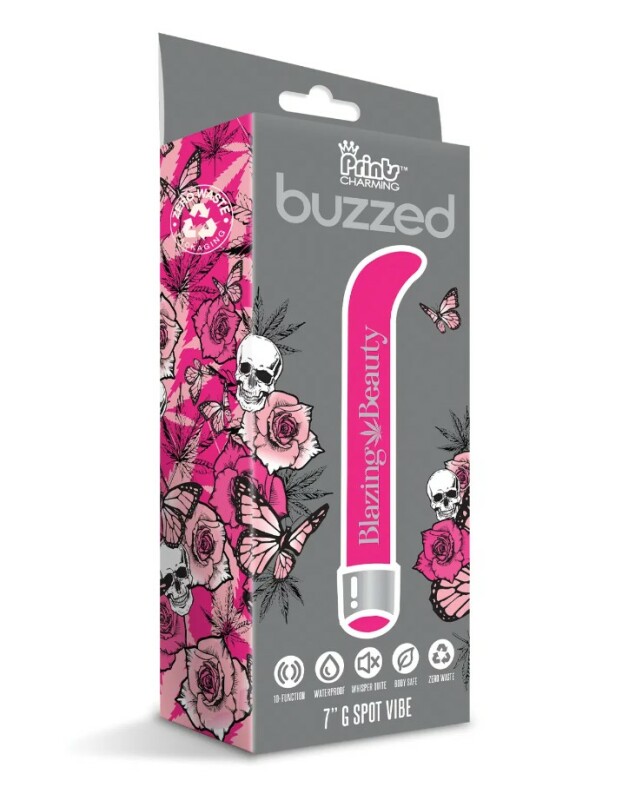 Вібатор Buzzed G-spot Vibe, яскраво-рожевий, 17,7 см - Зображення 3