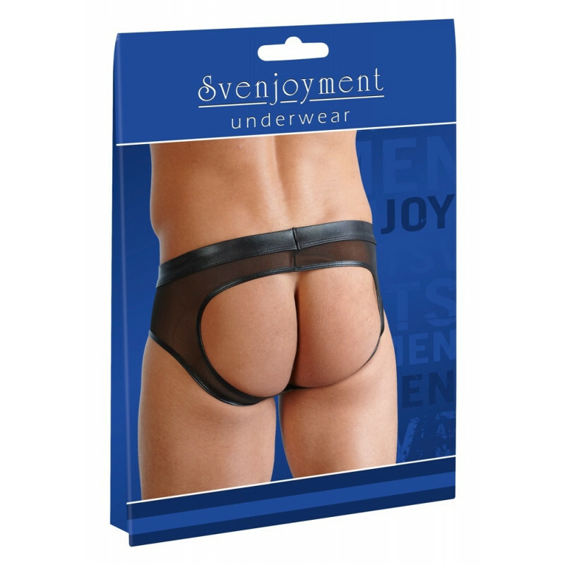 Сексуальні труси джоки Svenjoyment, S, напівпрозорі, чорні - Изображение 3