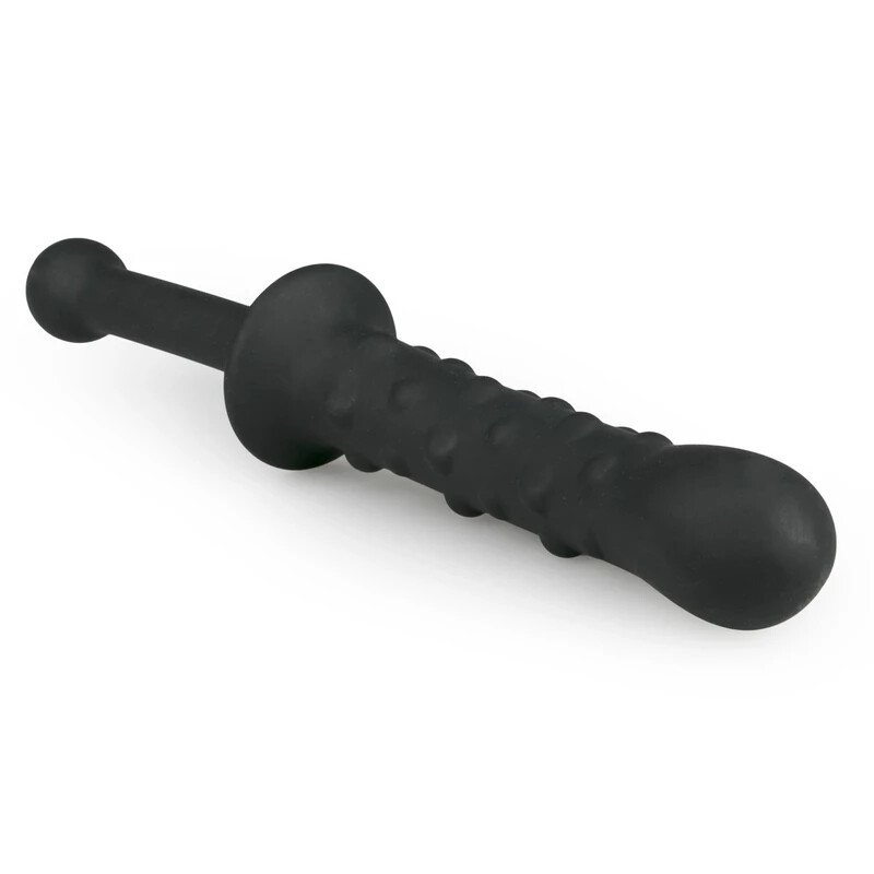 Фалоімітатор EasyToys The Handler з ручкою, чорний, 25 х 3.5 см - Зображення 1