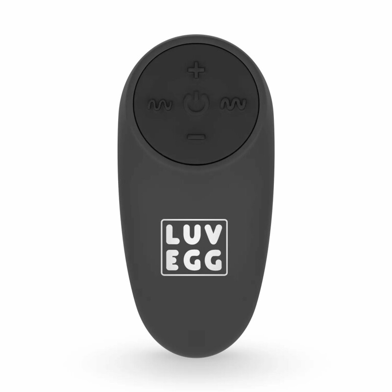 Віброяйце з пультом Easytoys Luv Egg, силіконове, чорне, 6.5 х 3.5 см - Зображення 5
