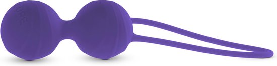 Вагінальні кульки Lusty Lady Cupe, силіконові, фіолетові, 2 х 40 г - Изображение 2