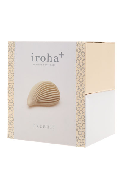 Вібратор для клітора у формі черепашки Iroha+ Kushi від Tenga, медичний силікон, білий - Зображення 1