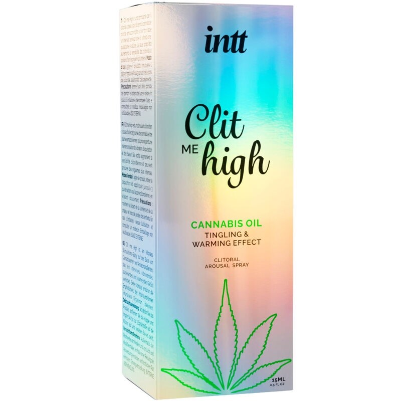 Спрей кліторальний для збудження Intt Clit Me High, з олією насіння конопель, 15 мл - Изображение 1