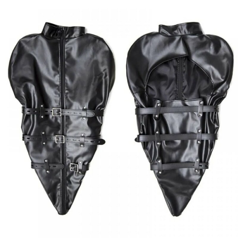 Фіксатор BDSM IDEA SM на руки через шию, чорний, One Size - Зображення 1