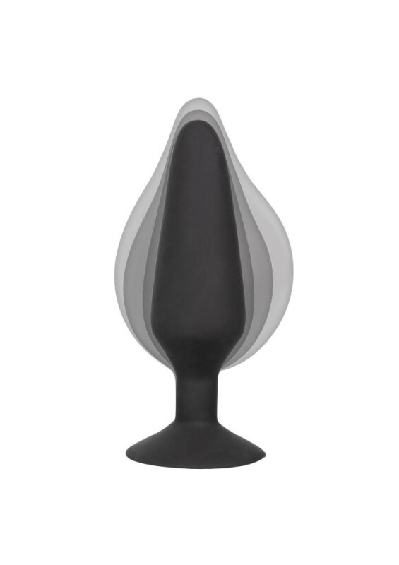 Анальна пробка з накачуванням XL CalExotics чорна, 16 х 4.5 см - Изображение 3