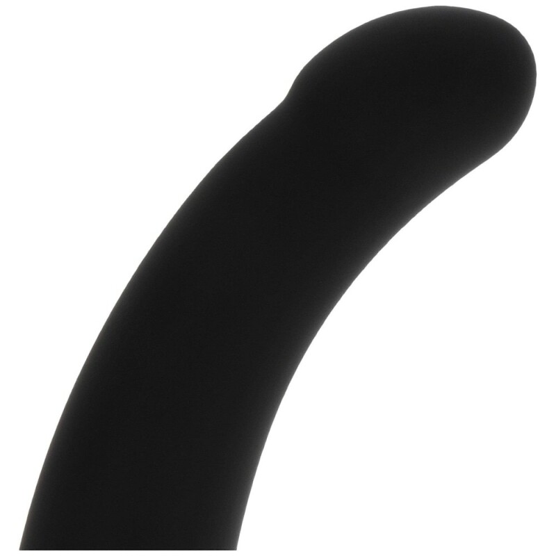Насадка на страпон Taboom Strap-On Dong Medium чорна, 14 х 3.3 см - Изображение 2