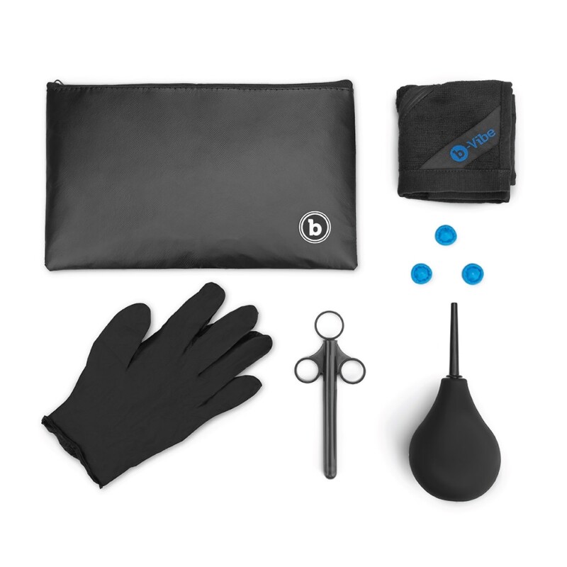 Набір секс-іграшок b-Vibe Anal Massage And Education Set, синій, 9 предметів - Изображение 3