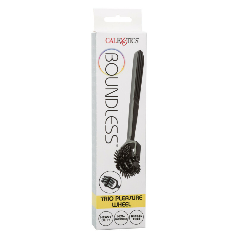 Колесо Вартенберга потрійне Boundless CalExotics, металеве, чорне, 18.5 см - Зображення 1