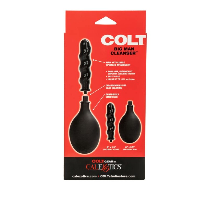 Анальний душ COLT Big Man Cleanser чорний, 30 см - Изображение 6