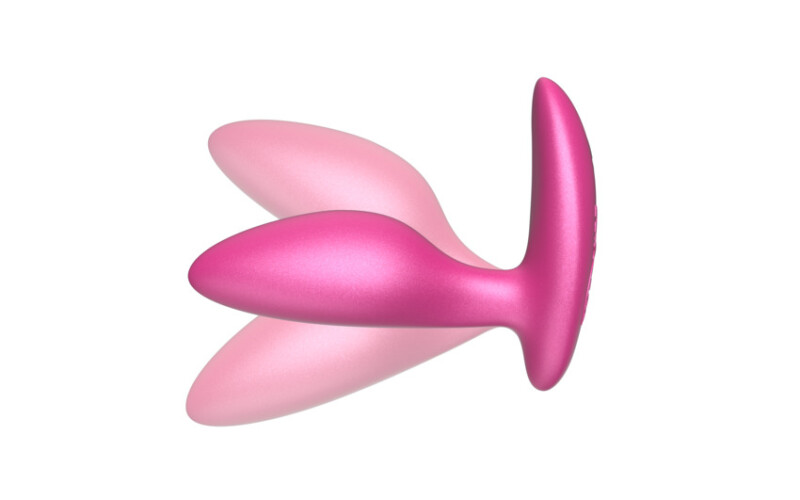 Анальна пробка з вібрацією We-Vibe Ditto+ Cosmic Pink з пультом і керуванням з телефону, рожевий - Изображение 7