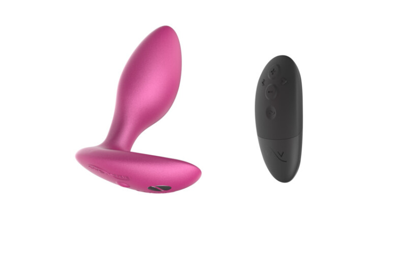Анальна пробка з вібрацією We-Vibe Ditto+ Cosmic Pink з пультом і керуванням з телефону, рожевий - Изображение 1