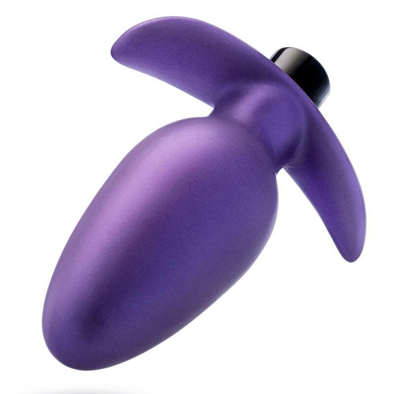 Анальний вібратор Blush Anal Adventures фіолетовий, 12 х 3.8 см - Зображення 3