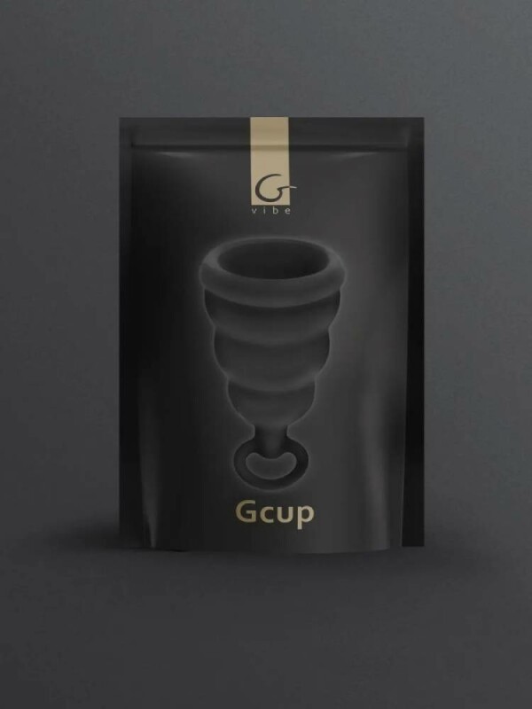 Менструальна чаша Gcup Gvibe, S, чорна, 6 х 3.5 см - Изображение 9