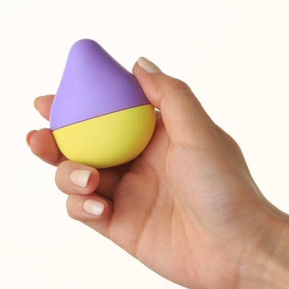 Вібратор для клітора Tenga Iroha Mini, фіолетово-жовтий, 5.2 х 3.4 см - Изображение 2