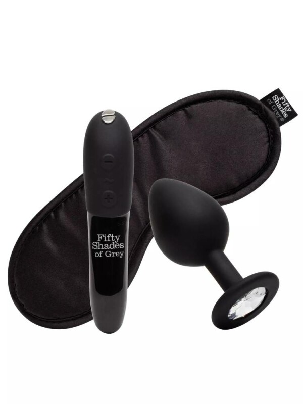 Набір секс-іграшок Come to Bed від Fifty Shades of Grey x We-Vibe, чорний, 3 предмети - Изображение 1