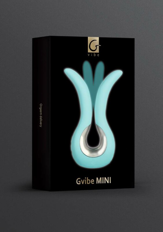 Подвійний вібратор Gvibe Tiffany універсальний, м'ятний, 10.5 х 2 см - Зображення 1