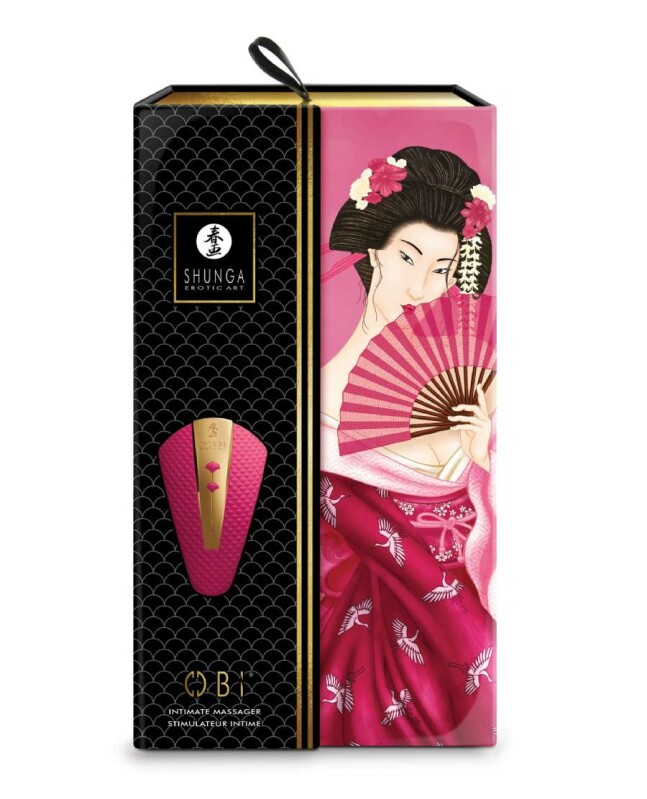 Вібратор для клітора Shunga Obi ніжно рожевий, 11.5 см x 7 см - Зображення 7