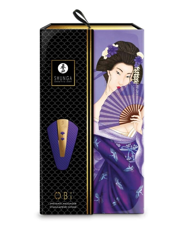 Вібратор для клітора Shunga Obi ніжно фіолетовий, 11.5 см x 7 см - Изображение 4