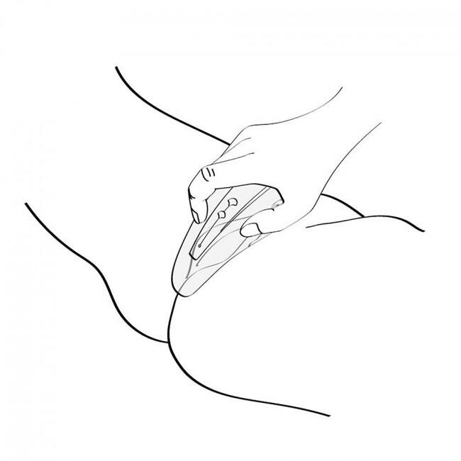 Вібратор для клітора Shunga Obi чорний, 11.5 см x 7 см - Зображення 1
