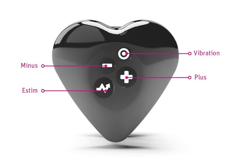 Вібратор з електростимуляцією Mystim Hearts Desire E-Stim, для ерогенних зон, 6.7 см - Зображення 8