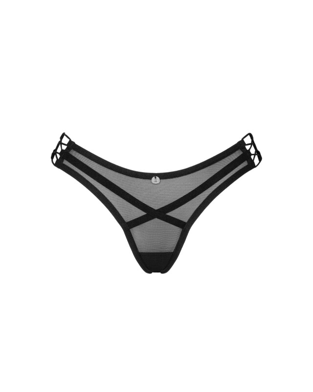 Трусики Obsessive Roxelia, напівпрозорі, чорні, XS-S - Изображение 2